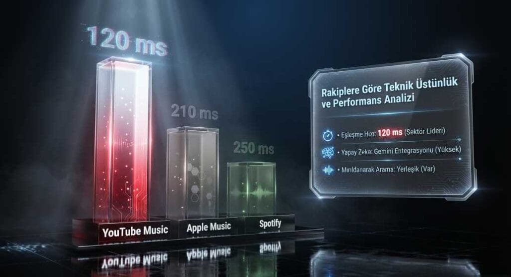 Rakiplerine Göre Teknik Üstünlük ve Performans Analizi Grafiği