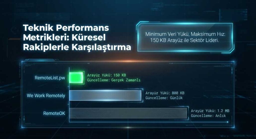 Teknik Performans Metrikleri: Küresel Rakiplerle Karşılaştırma Grafiği