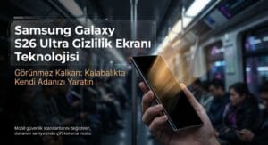 Samsung Galaxy S26 Ultra Gizlilik Ekranı Teknolojisi
