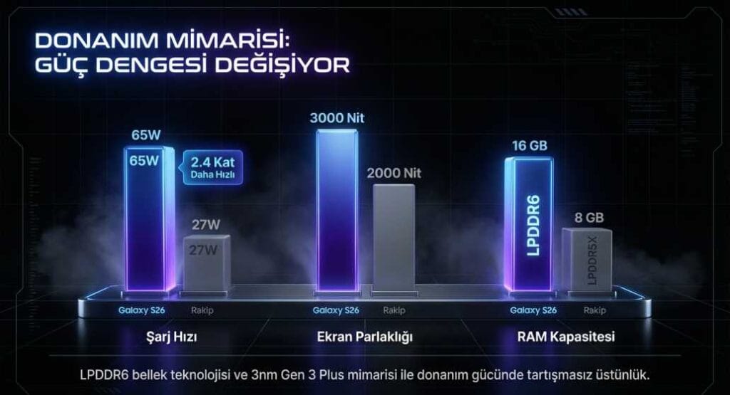 Samsung Galaxy S26 Donanım Bileşenlerinin Mimarisi