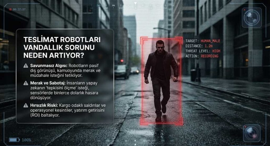 Teslimat Robotları Vandallık Sorunu Neden Artıyor?