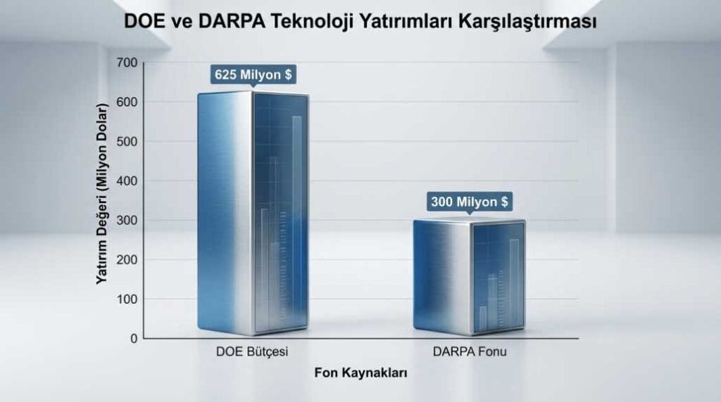 Kuantum Bilgisayar Yatırımlarının Kıyaslama Durumunu Net Bir Şekilde Gösteren, 3d Modern Sütun Grafik