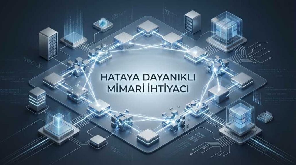 Kuantum Bilgisayar Veri Hatası Onarım Algoritmalarını Temsil Eden Parlayan Dijital Düğümler