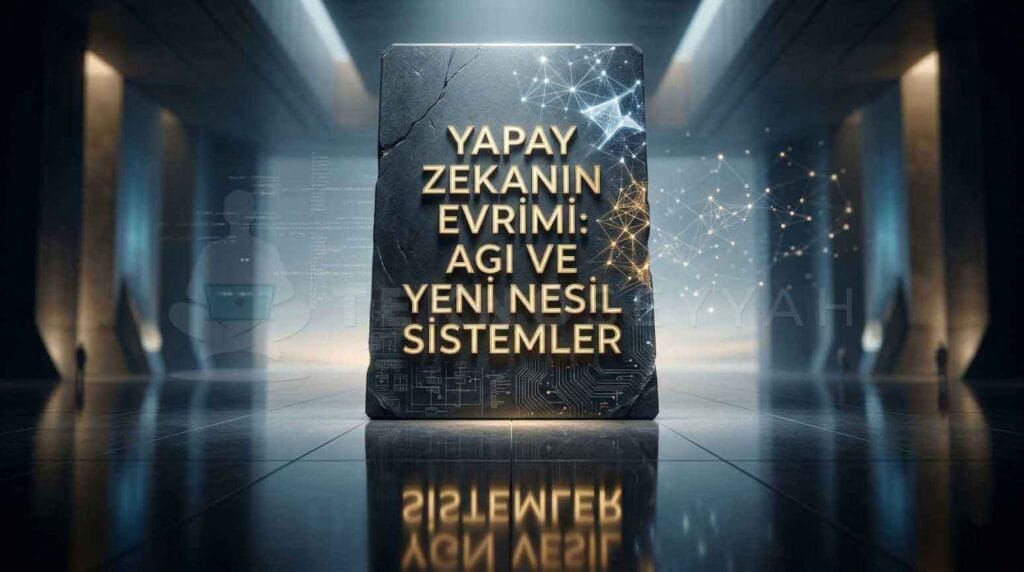 Yapay zekanın evrimi AGI sürecini temsil eden modern kuantum laboratuvarı konsepti.