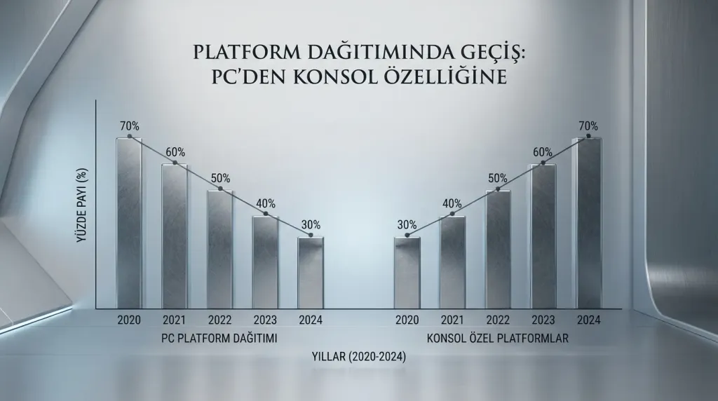 Sony Konsol Ekosistemi Değişim Grafiği
