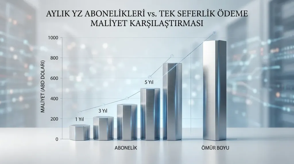 Yapay zeka abonelik maliyetleri grafiği