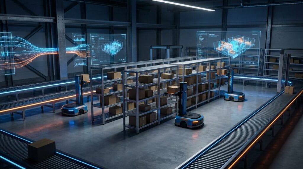 Amazon Now mikro dağıtım merkezi robotik sistemler