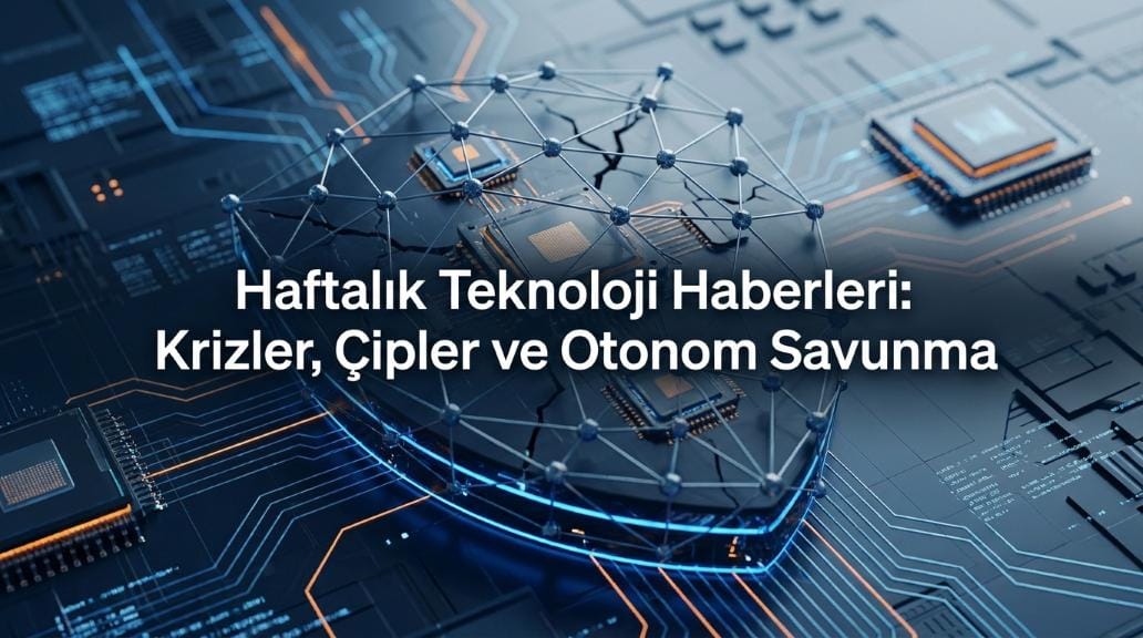 Haftalık Teknoloji Haberleri: Krizler, Çipler ve Otonom Savunma