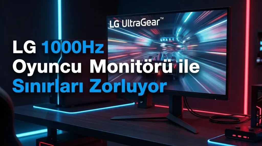 LG 1000Hz Oyuncu Monitörü ile Sınırları Zorluyor